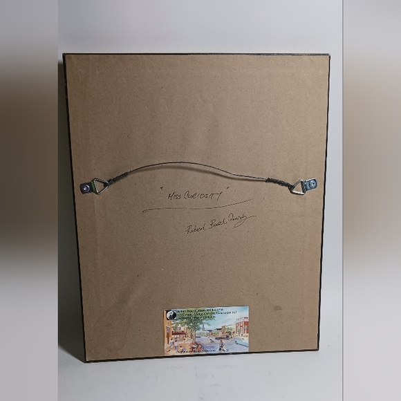 Miss Curiosity Framed Print Robert Boast Cornish - Picture 5 of 6